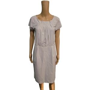 Biaggini Violett Beige Dress with Pockets EUR 40 Vintage